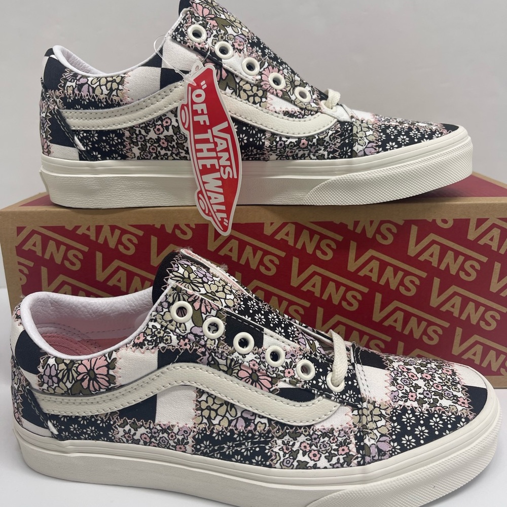 Vans WMNS Vans Old Skool
(Patchwork Floral) Marshmallow Sneakers 
VN0A38G19FY - Picture 16 of 16